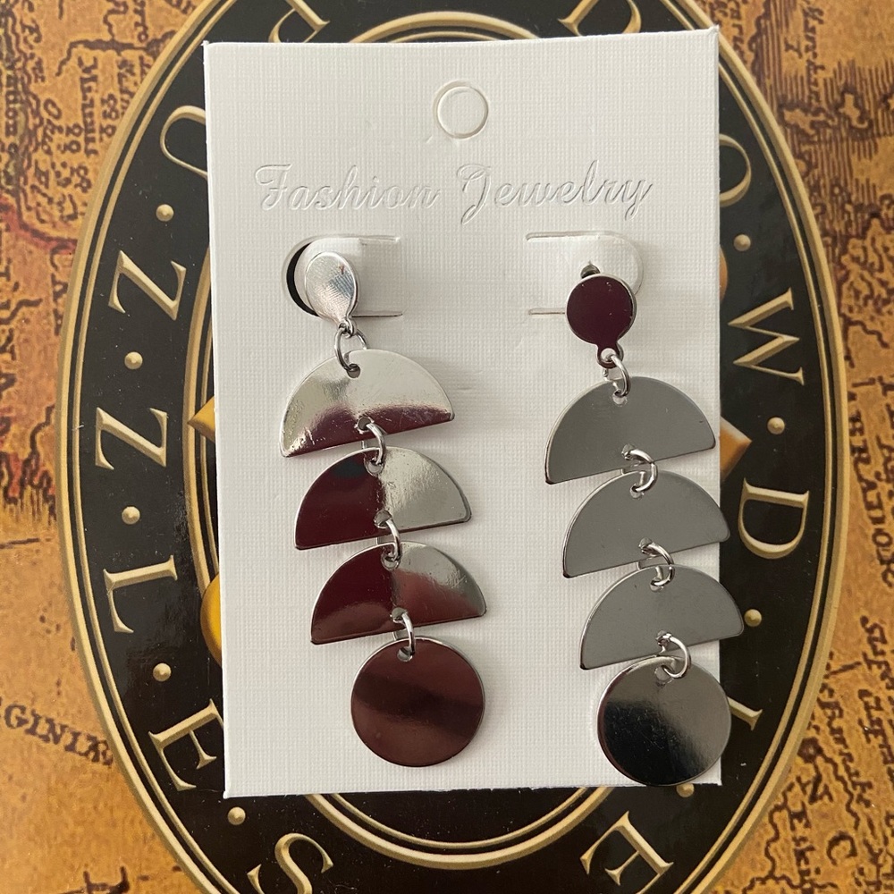 Geometric Shapes Dangle Earrings